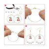 80 aretes de cuentas para hacer joyas aretes de aro para