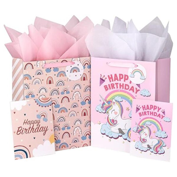 WRAPAHOLIC Bolsas grandes de regalo de cumpleaños de 13