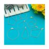 80 aretes de cuentas para hacer joyas aretes de aro para
