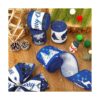 AnyDesign Cinta con borde de alambre de Navidad de 2.5