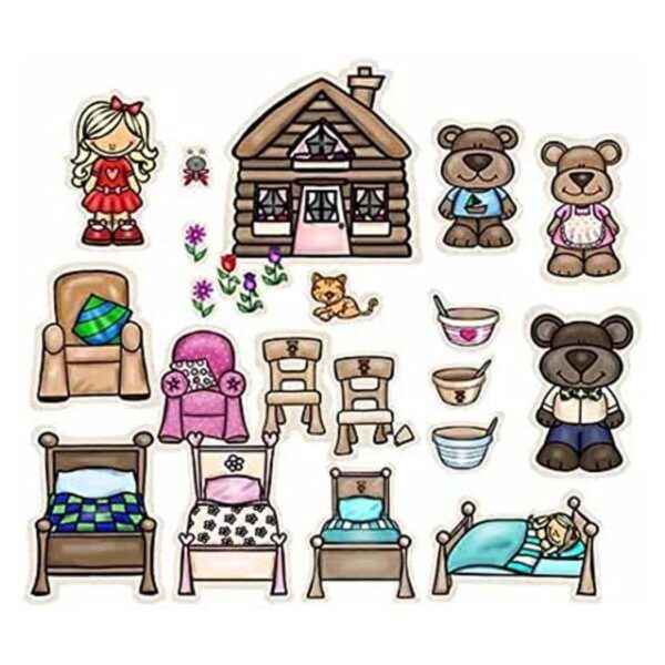 Goldilocks The Three Bears Felt Figures Flannel Board_1