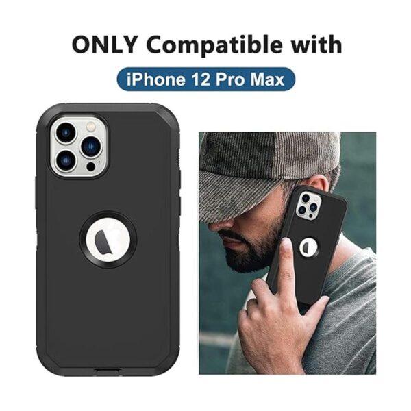 Aimoll88 Funda para iPhone 12 Pro Max con protector de_2
