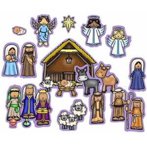 Nativity Birth of Baby Jesus Felt Figures Flannel Board_1