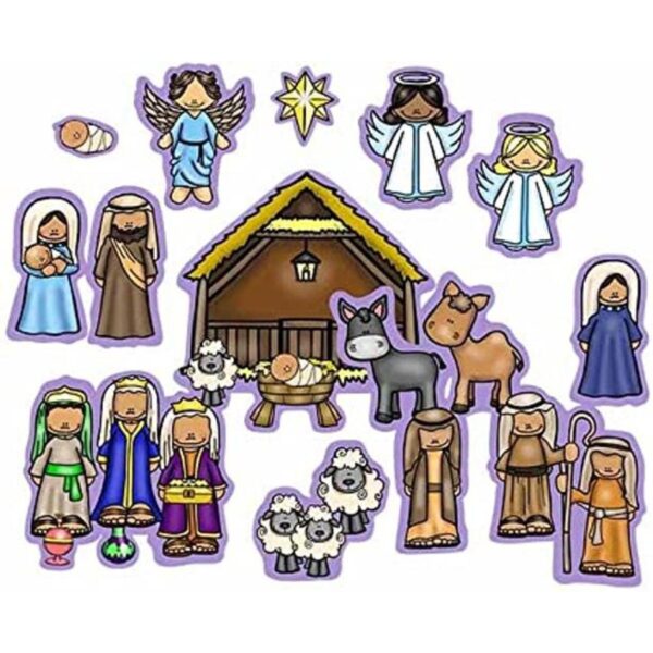 Nativity Birth of Baby Jesus Felt Figures Flannel Board_1