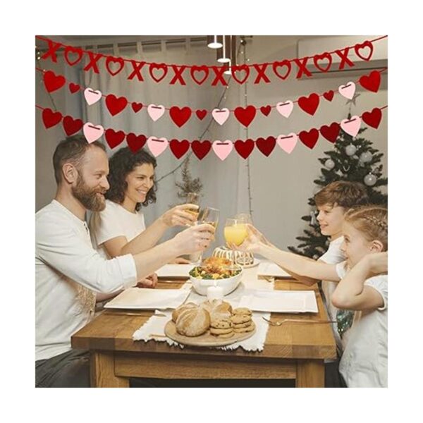 Juego de 4 decoraciones para el día de San Valentín no_5