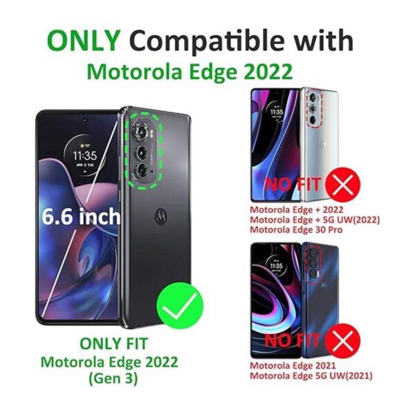 for Motorola Edge 2022 Case with 2 Pcs Tempered Glass_2