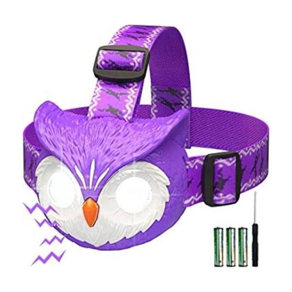 Linterna frontal LED para niños accesorios de campamento_1