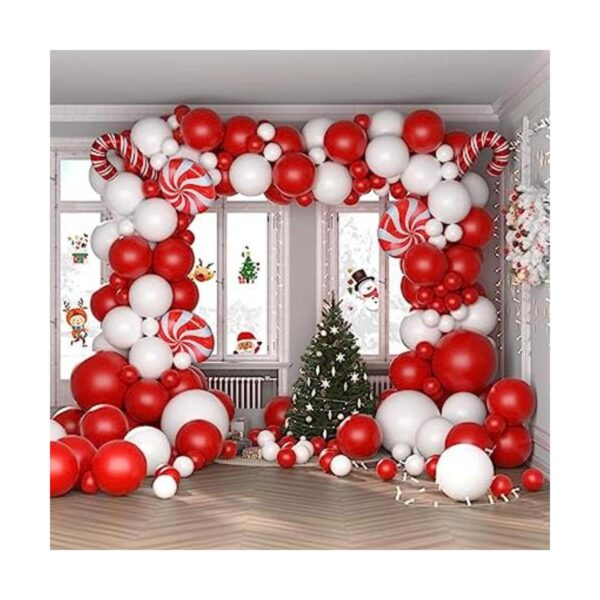 Ackybuppy Kit de arco de guirnalda de globos de Navidad