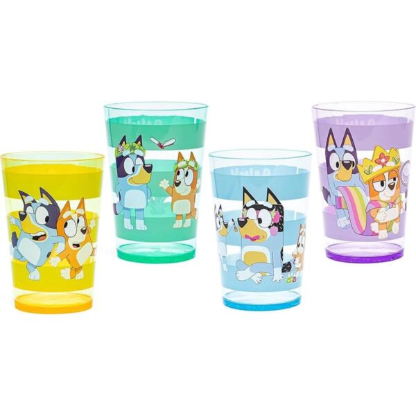 Zak Designs El juego de vasos Bluey Nesting incluye vasos