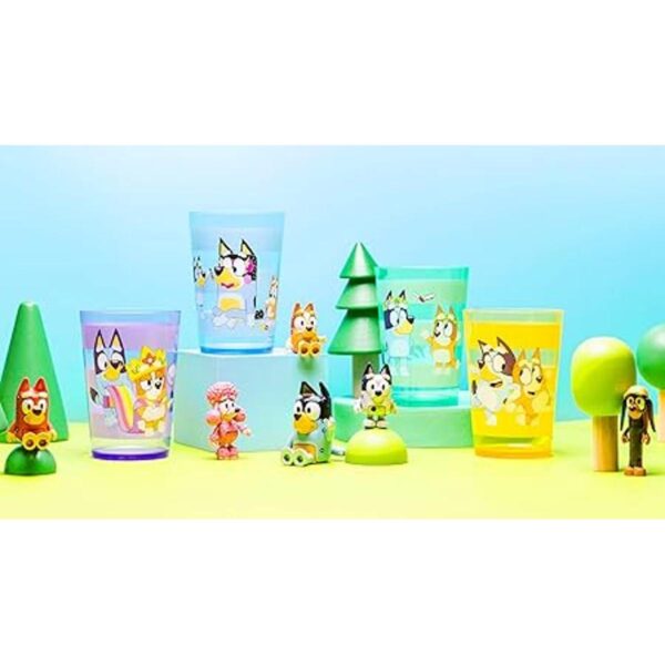 Zak Designs El juego de vasos Bluey Nesting incluye vasos