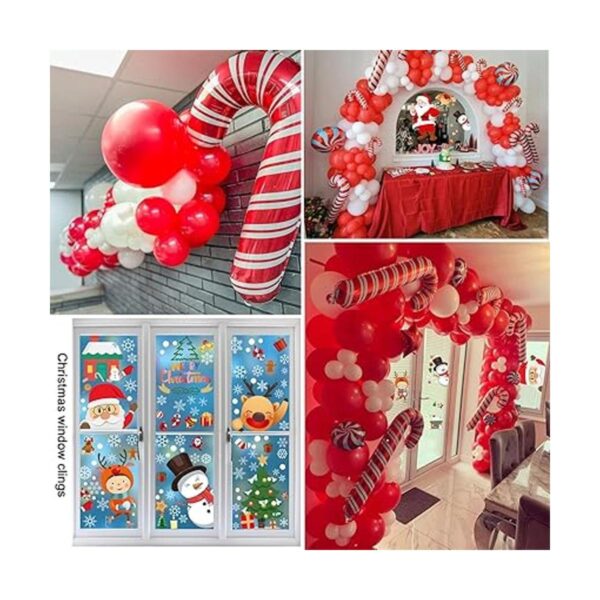 Ackybuppy Kit de arco de guirnalda de globos de Navidad