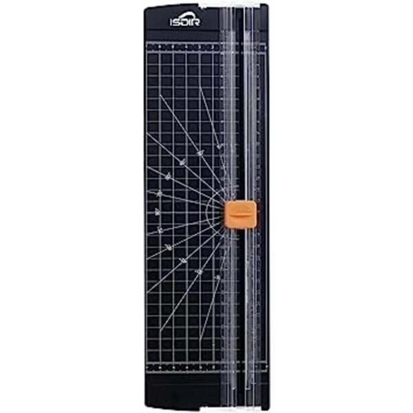 ISDIR Cortador de papel cortador de papel de 12 pulgadas