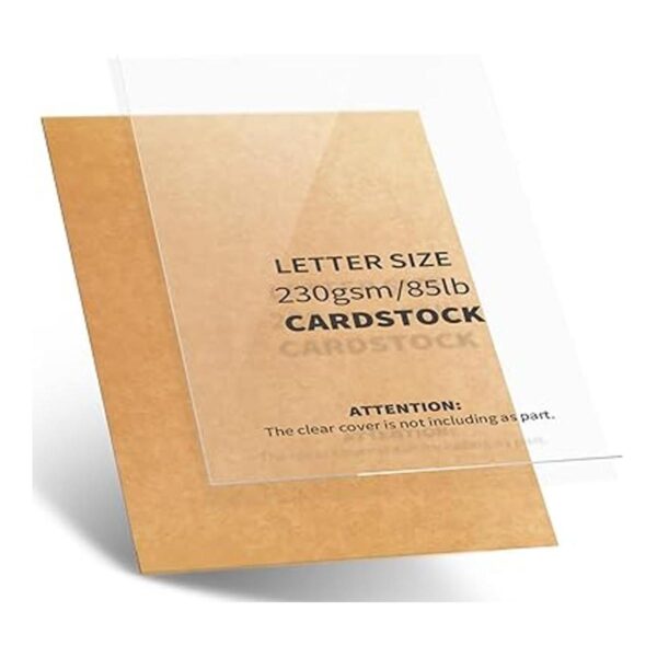 Binditek 100 hojas de cartulina kraft marrón 230 GSM 85_2