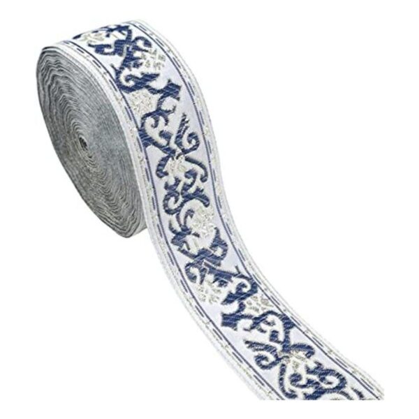 Cinta jacquard bohemia de 10 yardas bordado jacquard para_1