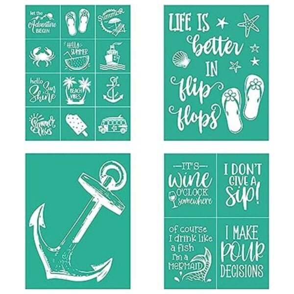 BOOLOOEN Self Adhesive Screen Printing Stencils Mesh_1