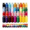 Kit de 72 bobinas de hilos de coser de 36 colores 500