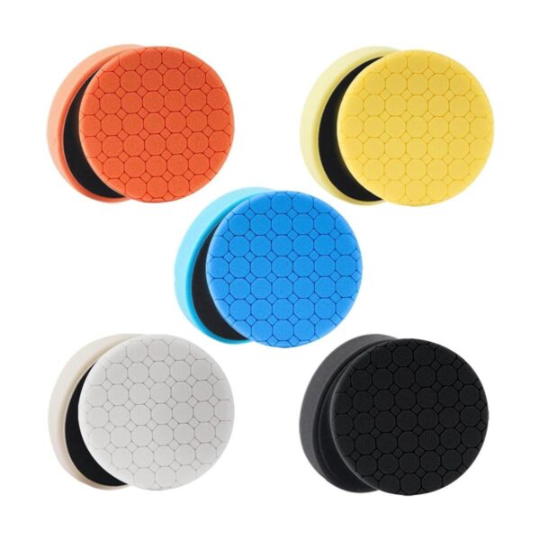 5Pcs Buffing Polishing Pads 6.5 Inch Face for 6 Inch_1