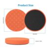 5Pcs Buffing Polishing Pads 6.5 Inch Face for 6 Inch_2