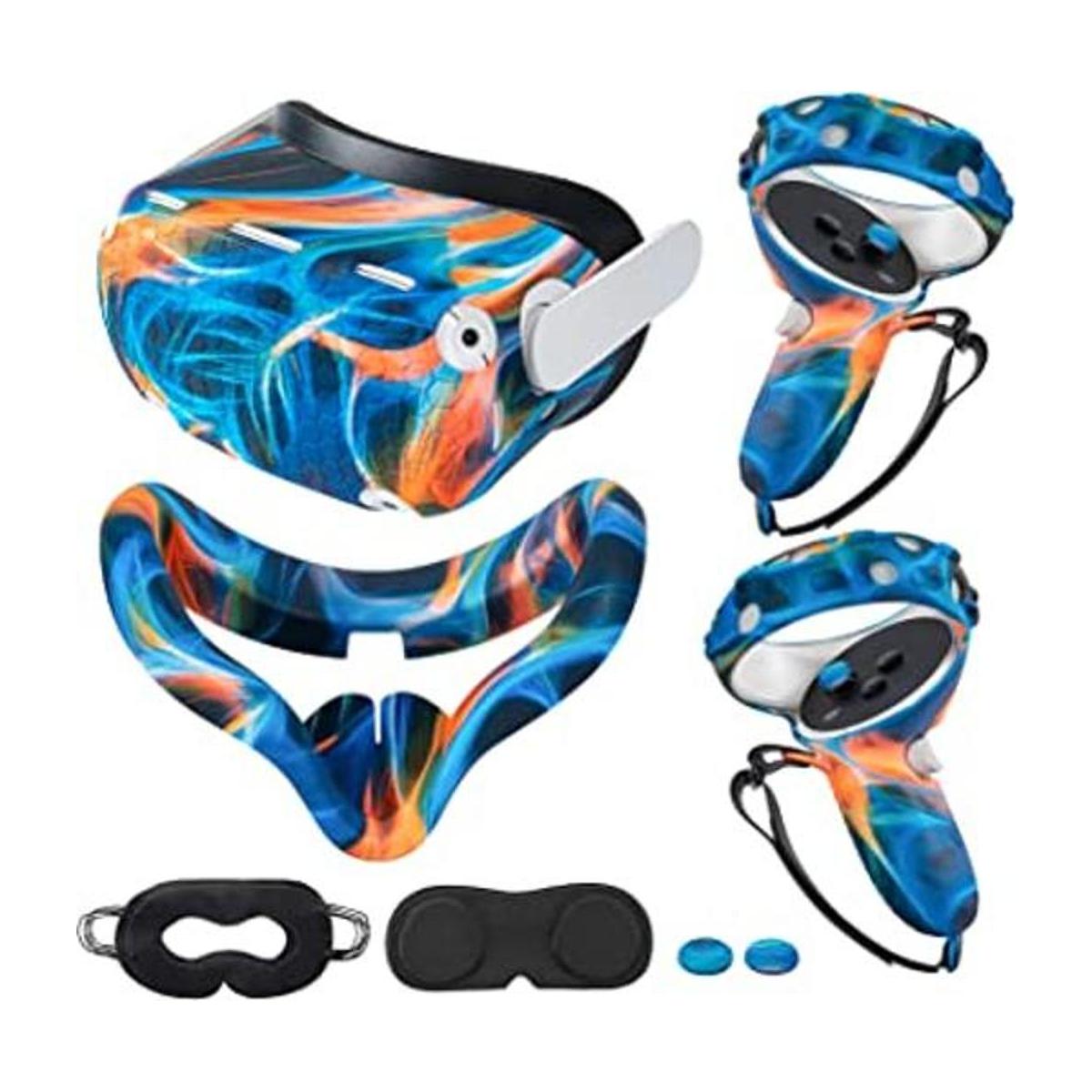for Oculus Quest 2 Accessories Quest 2 VR Silicone face