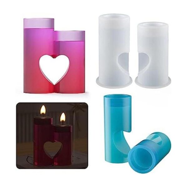 AOOWU Moldes para velas paquete de 2 moldes para hacer