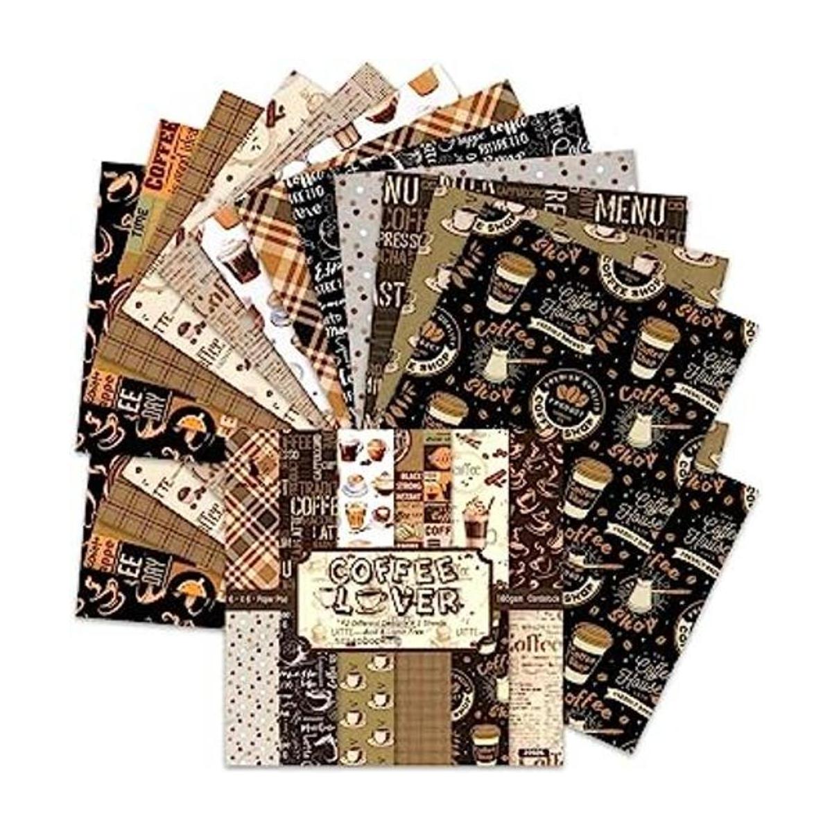 Papel para álbumes de recortes 24 hojas de papel para