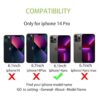 Cavor Funda para iPhone 14 Pro funda para tarjetero tipo_2