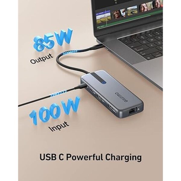 USB C Docking Station Dual Monitor GIISSMO 10 in 1 Laptop_6