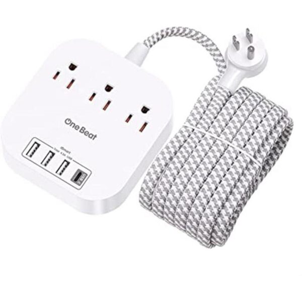 Power Strip 10ft Long Extension Cord with USB C Ports 3_1