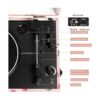Vinyl Record Player Bluetooth with Builtin Speakers_2