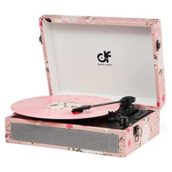 Vinyl Record Player Bluetooth with Builtin Speakers_1