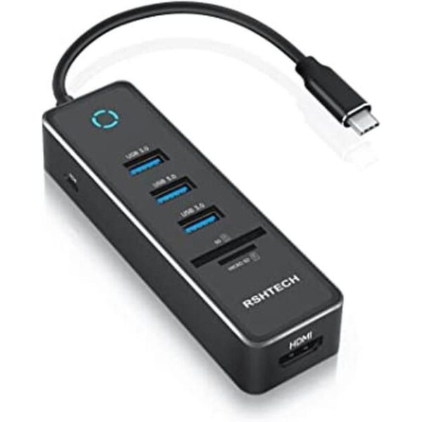 RSHTECH Hub USB C adaptador de dongle con HDMI 4K 3_1