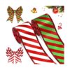 2 rollos de cintas para árbol de Navidad cinta con