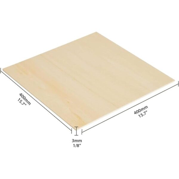 OUYZGIA 30 hojas de madera contrachapada de tilo de 15.748