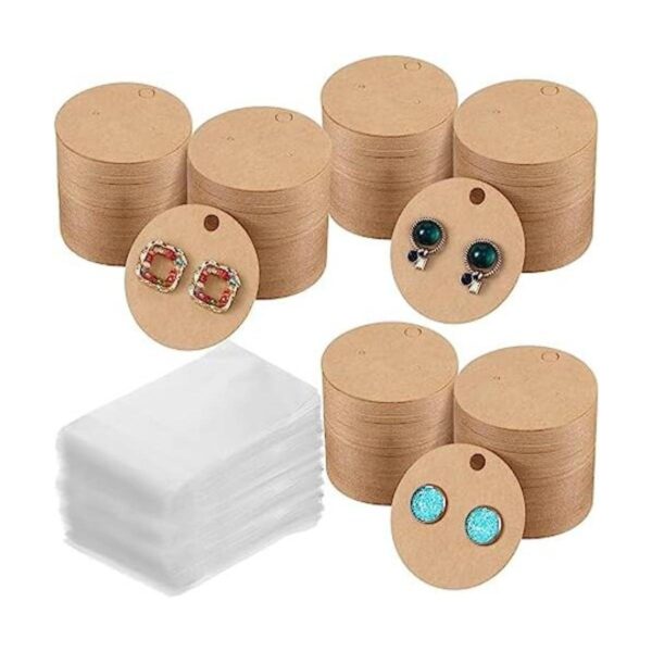 Kit de 1200 tarjetas de exhibición de aretes 600 tarjetas_1