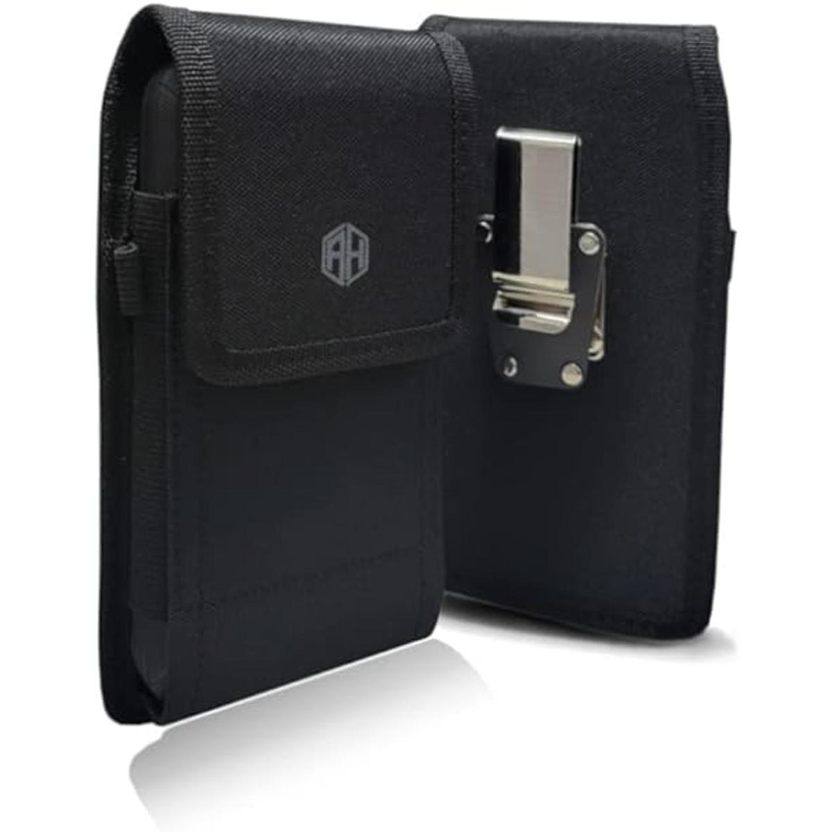 AH Funda giratoria de nailon para teléfono funda