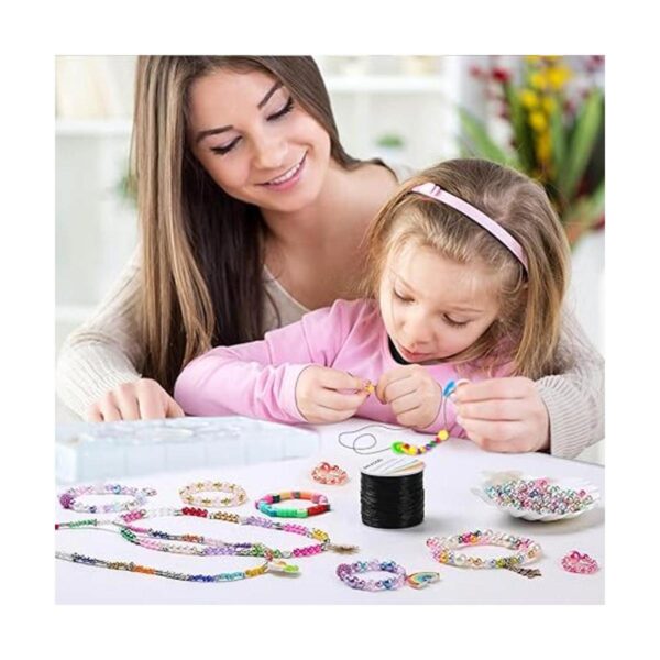 Paxcoo Cuerda elástica para pulseras 0.020 in cuerda