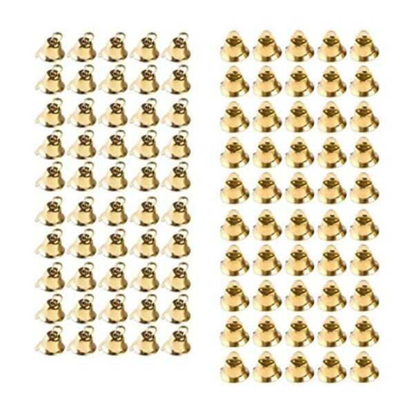 100PCS Small Gold Bells Jingle Bells for Crafts50PCS 0.39_1
