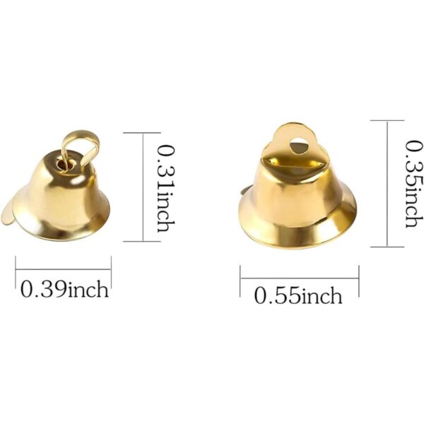 100PCS Small Gold Bells Jingle Bells for Crafts50PCS 0.39_2