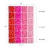 Liiouer Diamantes de imitación rosados piedras preciosas_5