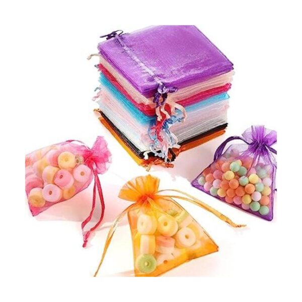 ENNIYU Bolsas de organza transparentes bolsas de regalo