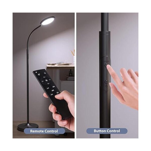 Luckystyle Lámpara de pie súper brillante regulable LED_3