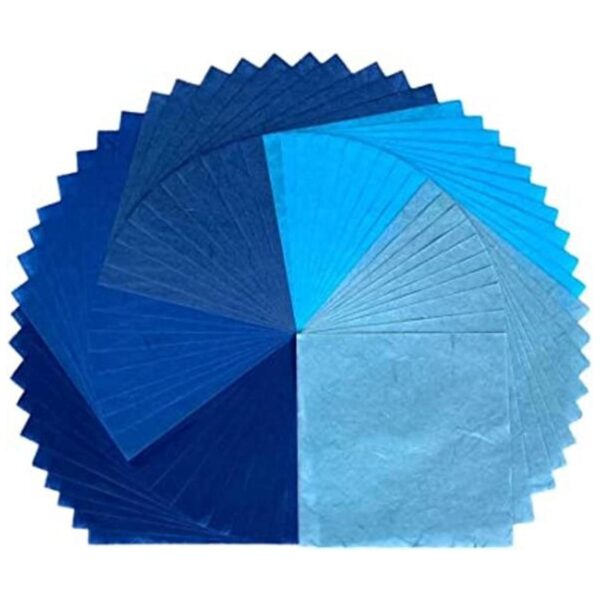 50 hojas cuadradas de 6 x 6 pulgadas papel de origami