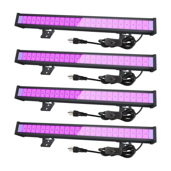 FAISHILAN Black Lights 4 Pack UV LED Black Light Bar IP66_1