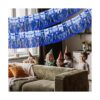2 Pack Iridescent Fringe Float Curtain Metallic Foil