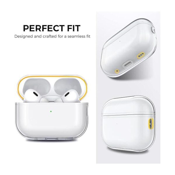 AhaStyle Funda transparente para Airpods Pro 2 de TPU_3