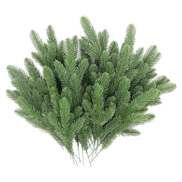 Hananona Ramas de pino artificiales plantas verdes