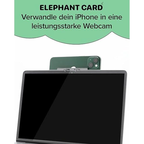 Elephant Card Mobile Phone Holder for iPhone in Credit_3