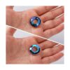 Novborcz Kit de colgante de cristal circular para hacer