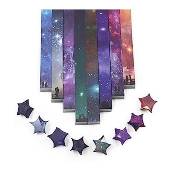 540 hojas de papel de estrellas de origami manualidades