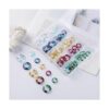 Novborcz Kit de colgante de cristal circular para hacer
